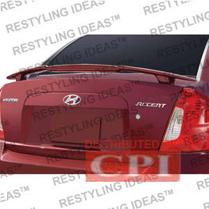 Hyundai 1995-1998 Accent 4D Factory Style W/Led Light Spoiler Performance