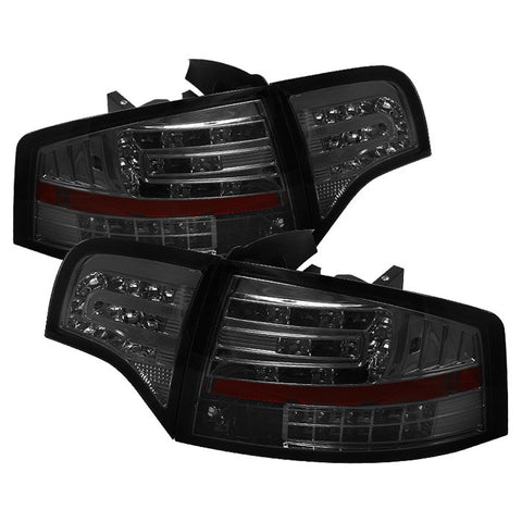 Audi A4 4Dr 06-08 LED Tail Lights - Smoke