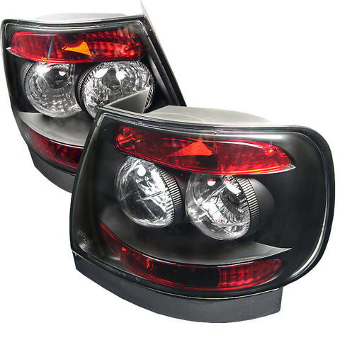 Audi A4 96-01 Euro Style Tail Lights - Black