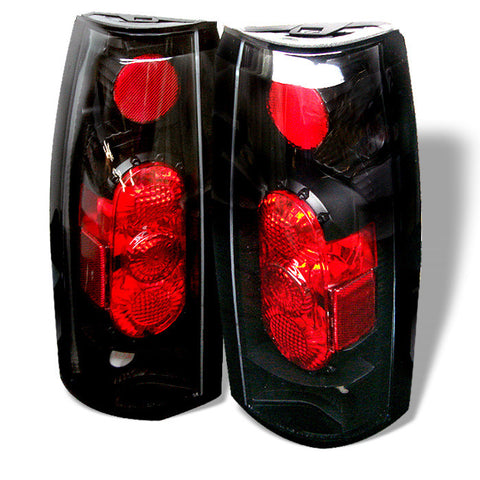 Yukon Denali 99-00 G2 Euro Style Tail Lights - Black-i