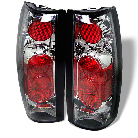 Yukon Denali 99-00 G2 Euro Style Tail Lights - Chrome-j