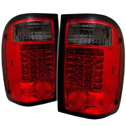 Ford Ranger 93-00 LED Tail Lights - Red Smoke