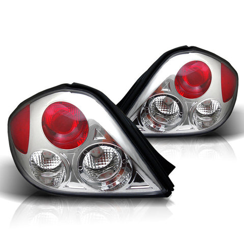 Hyundai Tiburon 03-05 Euro Style Tail Lights - Chrome