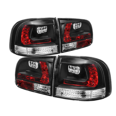 Volkswagen Touareg 03-07 LED Tail Lights - Black