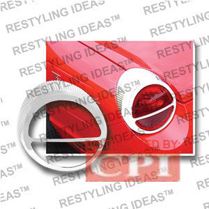 Ford 2002-2005 Thunderbird Chrome Tail Light Bezel Performance 1 Set Rh & Lh 2002,2003,2004,2005