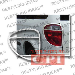 Dodge 2001-2007 Caravan Chrome Tail Light Bezel Performance 1 Set Rh & Lh 2001,2002,2003,2004,2005,2006,2007