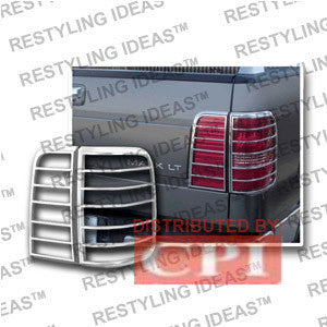 Lincoln 2006-2008 Mark Lt 4Pcs. Chrome Tail Light Bezel Performance 1 Set Rh & Lh 2006,2007,2008