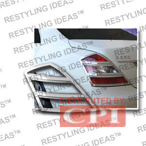Mercedes Benz 2006-2008 S-Class (W221) Chrome Tail Light Bezel Performance