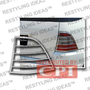 Mercedes Benz 1998-2005 M-Class (W163) Chrome Tail Light Bezel Performance 1 Set Rh & Lh 1998,1999,2000,2001,2002,2003,2004,2005