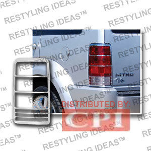 Dodge 2007-2009 Nitro Chrome Tail Light Bezel Performance