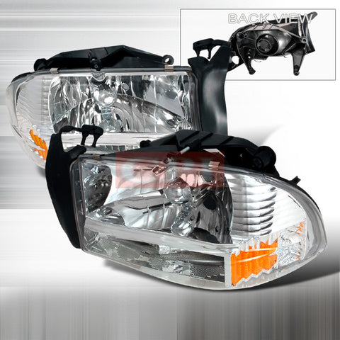 Dodge Dakota Chrome Headlight