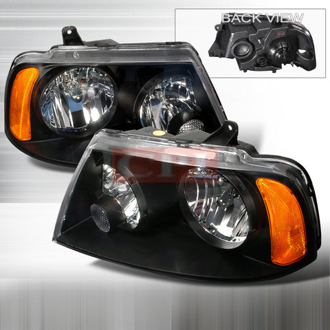 LINCOLN 2003-2005 LINCOLN NAVIGATOR HEADLIGHTS/ HEAD LAMPS-EURO STYLE   2003,2004,2005