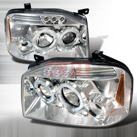 FRONTIER 2001-2004 FRONTIER PROJECTOR HEAD LAMPS/ HEADLIGHTS LED 1 SET RH&LH 2001,2002,2003,2004