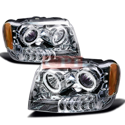 Grand 1999-2004 Grand Cherokee Projector Head Lamps/ Headlights-p