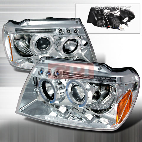 Grand 1999-2004 Grand Cherokee Projector Head Lamps/ Headlights 1 Set Rh&Lh Performance 1999,2000,2001,2002,2003,2004-o