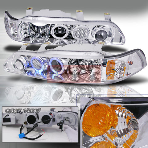 ACURA 1990-1993 ACURA INTEGRA HALO PROJECTOR HEAD LAMPS/ HEADLIGHTS 1 SET RH&LH   1990,1991,1992,1993