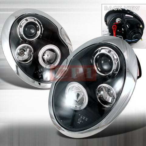 Mini 2001-2005 Mini Cooper Projector Head Lamps/ Headlights-w