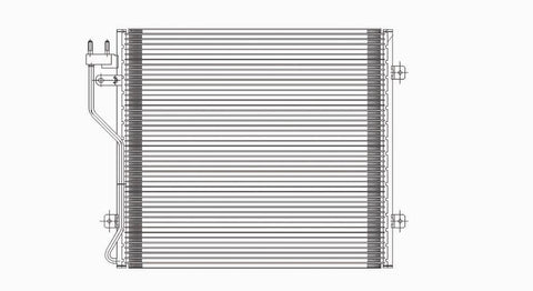Jeep 02-07 Jeep Liberty Ac Condenser (Pfc) (1) Pc Replacement 2002,2003,2004,2005,2006,2007