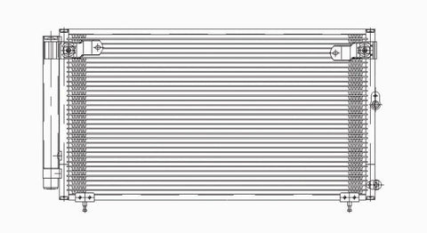 Lexus 01-04 Lexus Is-300 W/ R/D Ac Condenser (Pfc) (1) Pc Replacement 2001,2002,2003,2004