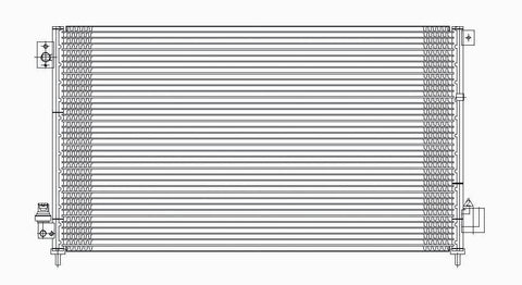 Honda 03-07 Honda Accord Sedan L4/V6 (Denso) Ac Condenser (Pfc) (1) Pc Replacement 2003,2004,2005,2006,2007