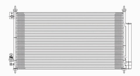 Acura 04-08 Acura T.L W/ R/D Ac Condenser (Pfc) (1) Pc Replacement 2004,2005,2006,2007,2008