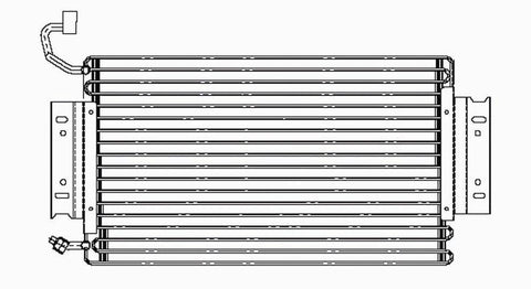 Chevy 02-05 Chevy Malibu (Classic)/Pontiac Grand Am Ac Condenser (Serp) (1) Pc Replacement 2002,2003,2004,2005