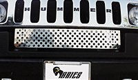Hummer H3 H3 Layover Stainless Grille (Holed) Billet Grilles Stainless Products Performance 2006,2007