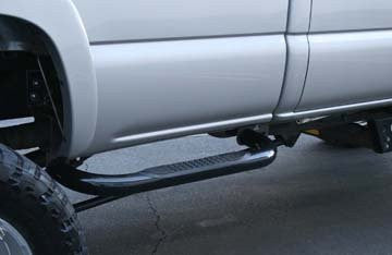 Chevrolet Heavy Duty 00-10 Chevrolet Hd Crew Cab Long Bed Third Step Sidebar Nerf Bars & Tube Side Step Bars Stainless