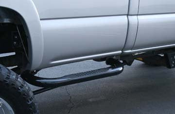 CHEVROLET HEAVY DUTY 00-10 Chevrolet HD Crew Cab Short Bed Third Step Sidebar Nerf Bars & Tube Side Step Bars    1 SET RH & LH