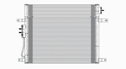 Jeep 04-04 Jeep Grand Cherokee W/Toc Ac Condenser (Pfc) (1) Pc Replacement 2004