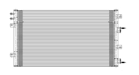 Chrysler 03-04 Chrysler Sebring/Dodge Stratus Sedan/Conv (W/ Toc) Ac Condenser (Pfc) (1) Pc Replacement 2003,2004
