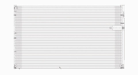 Honda 06-09 Honda Civic Sedan Dx/Lx/Ex/Hybrid W/ R/D Ac Condenser (Pfc) (1) Pc Replacement 2006,2007,2008,2009