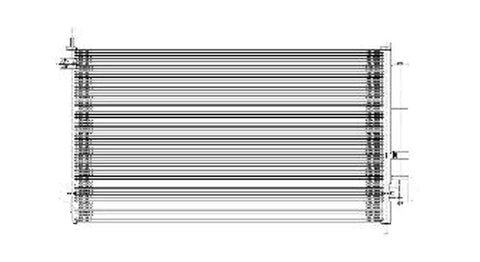 Acura 07-10 Acura R.D.X W/ R/D Ac Condenser (Pfc) (1) Pc Replacement 2007,2008,2009,2010