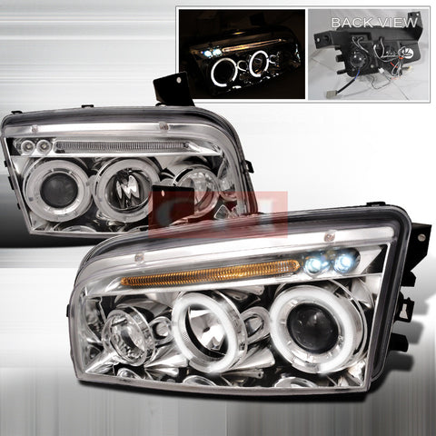 Dodge 05-08 Dodge Charger Ccfl Projector Headlight-n