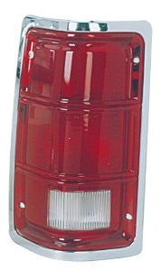 Dodge Dakota 87-92 /Ram Pu 88-92(W/Se Pkg) Tail Light (Chrome) Lh Tail Lamp Driver Side Lh