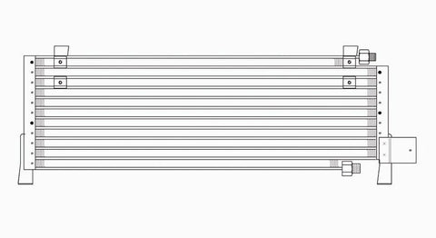 Jeep 88-96 Jeep Cherokee/Wagoneer (W/O Fitting) Ac Condenser (Serp) (1) Pc Replacement 1988,1989,1990,1991,1992,1993,1994,1995,1996