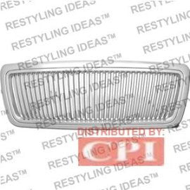 Lincoln 2006-2008 Lincoln Mark Lt Chrome Vertical Narrow Bar Abs Grille Performance