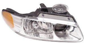 Chrysler Town & Country 00/Pm Voyager 00  Headlight (W/Quad Lamp) Head Lamp Driver Side Lh
