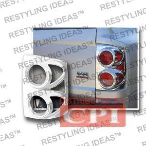 Dodge 2005-2008 Dakota Chrome Tail Light Bezel Performance