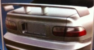Universal 51Inch Touring Style Spoiler Performance-y