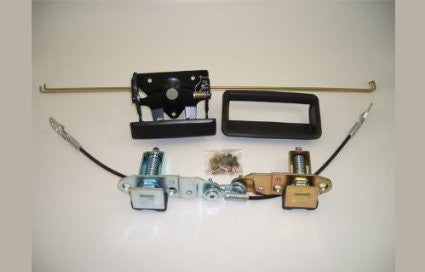 NISSAN 86-97 NISSAN P/U TAILGATE HANDLE BLK w/COMPLETE HARDWARE