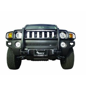HUMMER H2 03-09 GMC H2 1 PC /BRUSH GUARD Black Guards & Bull Bars Stainless