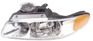 Chrysler Town & Country 96-99/Pm Voyager 96-99 Headlight (W/Quad Lamp) Head Lamp Passenger Side Rh
