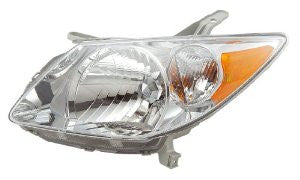 Pontiac Vibe  05-08 Headlight (Chrome Housing) Head Lamp Passenger Side Rh