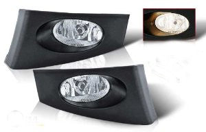 06-07 honda fit oem style fog light - clear (wiring kit included) performance