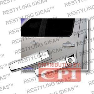 Nissan 2004-2009 Titan Chrome Door Handle Cover 4D No Passenger Side Keyhole Performance