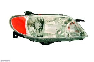 Mazda 01-03 Protege Sedan Headlight Assy Rh  W/Aluminum Bezel