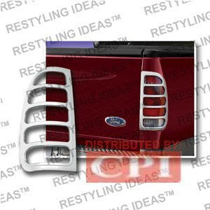 Ford 1997-2003 F150 Styleside Chrome Tail Light Bezel Performance 1 Set Rh & Lh 1997,1998,1999,2000,2001,2002,2003