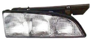 Pontiac Bonneville    92-93 Headlight  (93:W/ Black Edged Lens) Rh Head Lamp Passenger Side Rh