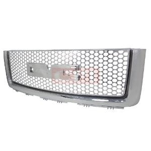 Gmc 07-12 Gmc Sierra Front Upper Grille Mesh Chrome